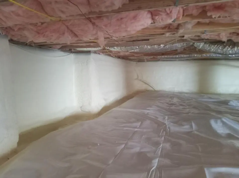 Crawl space encapsulation with closed-cell spray foam for Metal Roof Coating in Ypsilanti